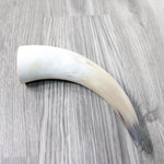 1 Raw Unfinished Cow Horn #5753 Natural Colored