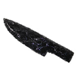 1 Obsidian Ornamental Knife Blade  #0445  Mountain Man Knife