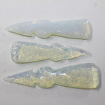 3 Opalite Ornamental Tomahawk Heads #6329  Ax Axe Hatchet