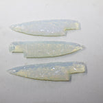 3 Opalite Ornamental Knife Blades  #6028