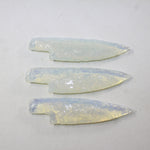 3 Opalite Ornamental Knife Blades  #7128