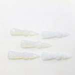 5 Opalite Ornamental Tomahawk Heads #9624  Ax Axe Hatchet