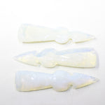 3 Opalite Ornamental Tomahawk Heads #3224  Ax Axe Hatchet