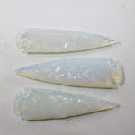 3 Opalite Ornamental Spearheads  #0920  Arrowhead