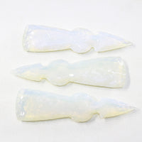 3 Opalite Ornamental Tomahawk Heads #1024  Ax Axe Hatchet