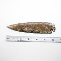 1 Glass Ornamental Spearhead  #4312  Arrowhead