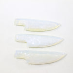 3 Opalite Ornamental Knife Blades  #5624