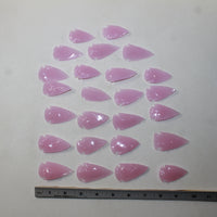 25 Pink Glass Ornamental Arrowheads  #9326  Arrowhead