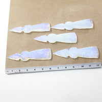 5 Opalite Ornamental Tomahawk Heads #1024  Ax Axe Hatchet