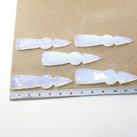 5 Opalite Ornamental Tomahawk Heads #1024  Ax Axe Hatchet