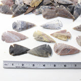 100 Large Stone Ornamental Arrowheads  #092d  Arrowhead